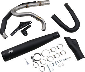 Superstreet 2:1 Exhaust System Ceramic Black, 1, nordicamoto.ro
