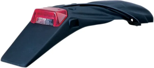 Taillight And License Plate Holder Without Turn Signal Black