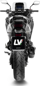 Tobă de eșapament LeoVince LV-12 R Black Edition Slip-On pentru Honda NT1100, 5, nordicamoto.ro