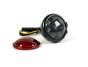 E-marked Bates-style Led Taillight Black