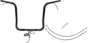 Plug & Play Ez Install 1-1/4(r) Pointed Top Handlebar Kit Black, 2, nordicamoto.ro