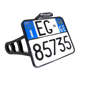 License Plate Side Mounts White, 3, nordicamoto.ro