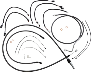 Black Pearl Designer Handlebar Installation Kit Black