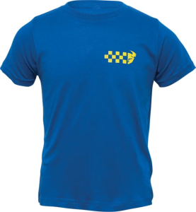 Toddler Checkers T-shirt Blue 2T, 3, nordicamoto.ro