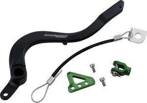 Brake Pedal Black, Green 