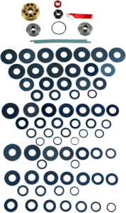 Gold Valve Shock Kit Gold, 2, nordicamoto.ro