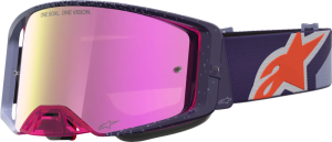 Ochelari Alpinestars Supertech Hiten Mov/Rosu/Lentila Colorata, nordicamoto.ro