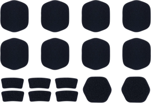 Kit Înlocuire Paduri Hinge pentru Orteze de Genunchi Alpinestars Seria RK Kit Black