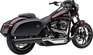 909 Twins Slip-on Muffler Black