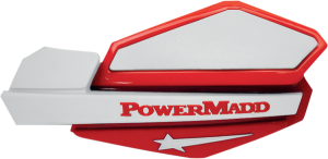 Star Series Handguards Red, White, 2, nordicamoto.ro