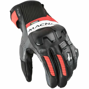Manusi de piele MACNA ULTRAXX 2.0 S Negru/Albastru/Rosu, 7, nordicamoto.ro