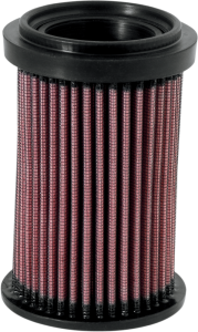 High Flow Air Filter Black, Red