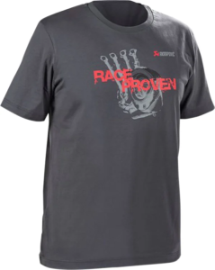 Race Proven T-shirt Black, Charcoal, Gray, Red