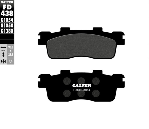 Semi-metallic Brake Pads