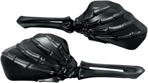 Skeleton Hand Mirrors Black, 1, nordicamoto.ro