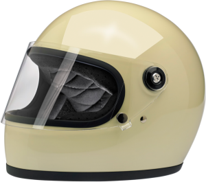 Gringo S Full Face Helmet Gloss Vintage White Medium Off-white M, 1, nordicamoto.ro