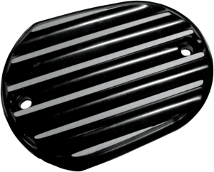 Front Brake Master Cylinder Cover Black, Silver