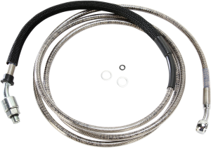 Stainless Steel Hydraulic Clutch Line Black +305 mm (12''), 1, nordicamoto.ro