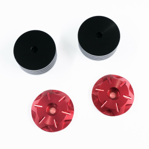 Capete Ghidon Moto Aluminiu CNC Roșu CFMOTO, 3, nordicamoto.ro