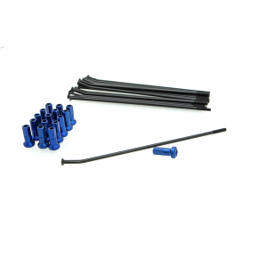 Spoke And Nipple Replacement Kit Black, Blue