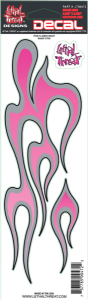 Decal Pink Flames Right