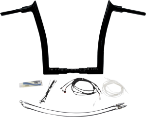 1-1/2(r) Ez Install Pointed Top Handlebar Kit Black