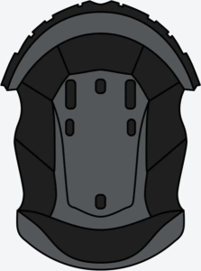 AVIATOR 3 HELMET CROWN PADDING, nordicamoto.ro