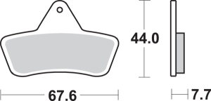 Ats All-terrain Sintered Brake Pads, 1, nordicamoto.ro