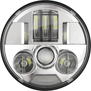 5 3/4(r) Led Headlight Chrome