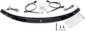 Steel Windshield Trim Black, 3, nordicamoto.ro