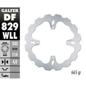 Disc frana spate TM EN/MX 85-530 Galfer Solid
