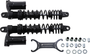 970 Series Piggyback Shocks Anodized, Black