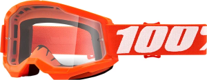 Ochelari 100% Strata 2 Orange Clear Lens