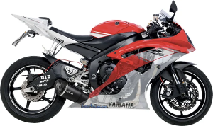 Sistem complet de evacuare Factory S Carbon, negru, nordicamoto.ro