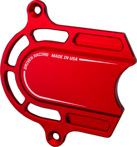Sprocket Cover Red, Anodized, 1, nordicamoto.ro