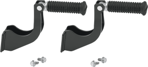 Rear Footpeg Relocation Bracket Black, 1, nordicamoto.ro