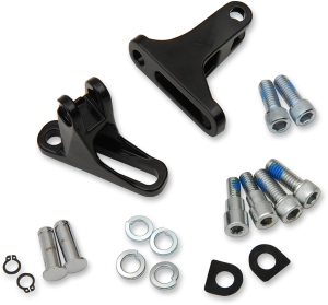 Short Passenger Footpeg Mount Kit Black, 1, nordicamoto.ro