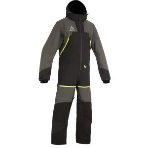AMOQ Eclipse V3 Monosuit Dk Grey/Black/Hivis XS