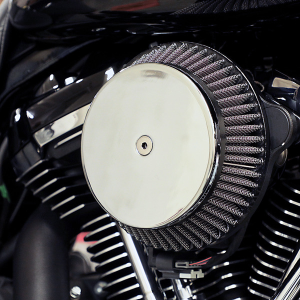 Plain Cover Big Air Cleaner Kit Silver, 1, nordicamoto.ro
