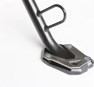 Extensie pentru piciorul suportului lateral, negru, argintiu
