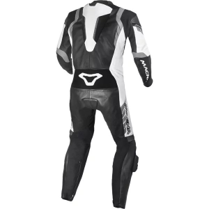 Combinezon de piele 1 piesa MACNA VARSHALL 52 Negru/Portocaliu/Alb, 2, nordicamoto.ro