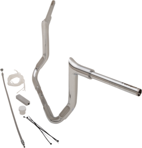 1-1/2(r) Ez Install Pointed Top Handlebar Kit Silver