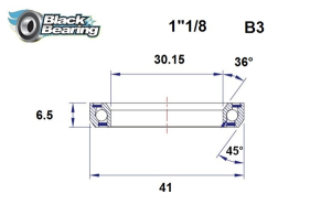 Headset Bearing, 2, nordicamoto.ro