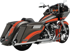 Monster Round Slip-on Muffler Chrome 