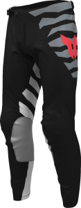 Pantaloni Launchmode Shredder negru-alb, 4, nordicamoto.ro