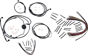 Black Pearl Designer Handlebar Installation Kit Black, 3, nordicamoto.ro