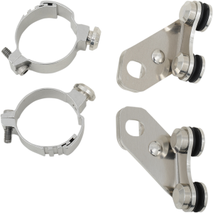 Independent Lowers Windshield Hardware Kit Chrome, 1, nordicamoto.ro
