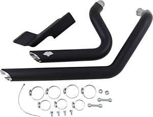 Shortshots Staggered Exhaust System Black 