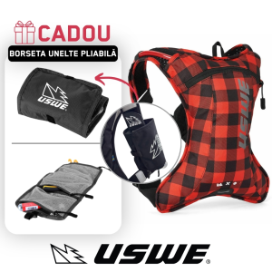 Rucsac Hidratare USWE Outlander XC 2L Flanell Red/Black, nordicamoto.ro