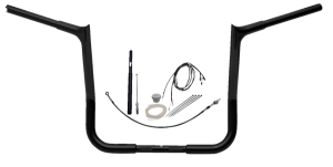 1-1/4(r) Ez Install Pointed Top Handlebar Kit Black, 5, nordicamoto.ro
